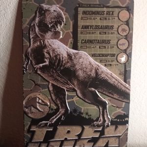 GORGEOUS Universal Studio 8"x12" TREX Show Tin Poster